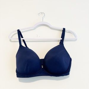 Victoria’s Secret | Navy Blue No Wire Bra Size 32DD